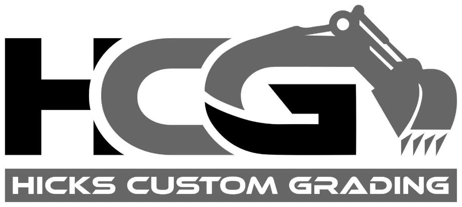Hicks Custom Grading — HCG excavator logo